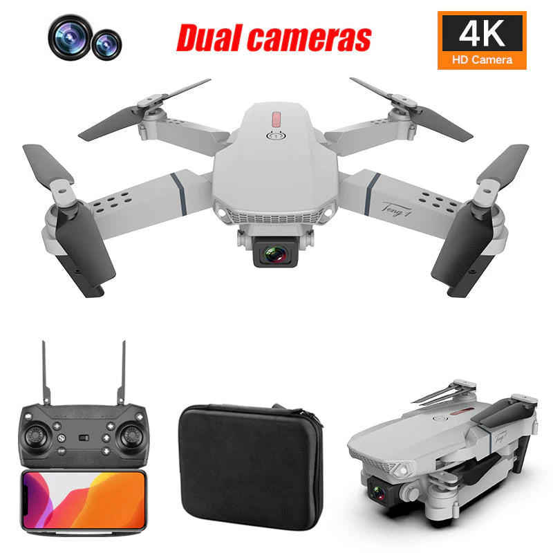 Drone E88 Con Doble Camara Hd